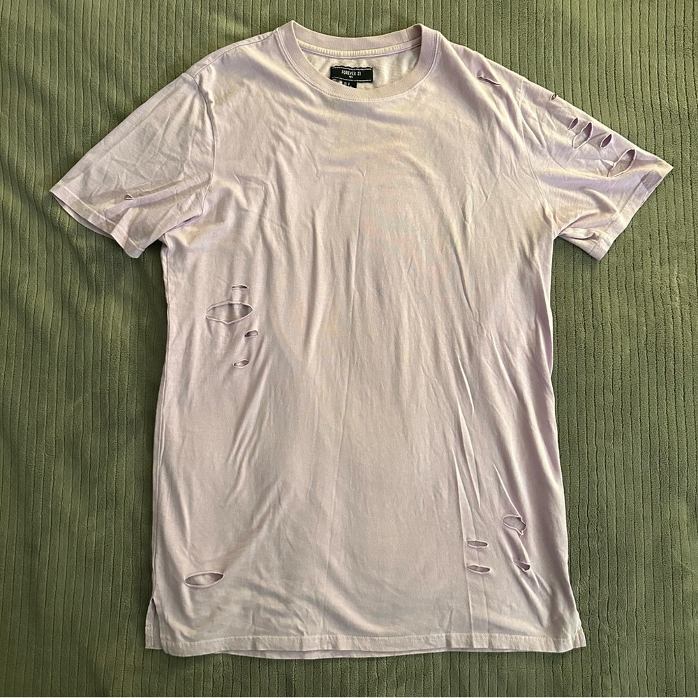 Forever 21 Purple Short Sleeve Tee